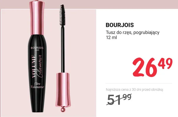 Tusz do rzęs pogrubiający promocja w Rossmann