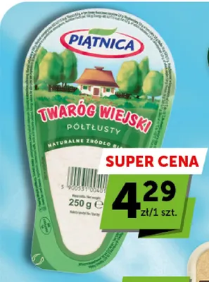 Twaróg wiejski klinek Piątnica promocja w Groszek