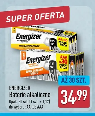 Baterie alkaliczne Aa Energizer 30-pak promocja w Aldi