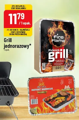 Grill jednorazowy Fire & Flame Picknick grill promocja w POLOmarket