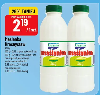 Maślanka promocja w POLOmarket