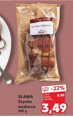 Szynka wędzona drewnem orzecha Deluxe promocja w Kaufland