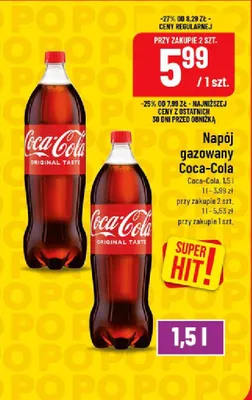 Napój gazowany promocja w POLOmarket