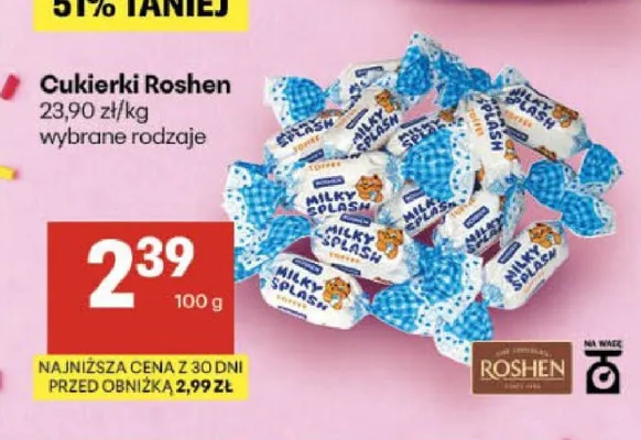 Cukierki Roshen promocja w Delikatesy Centrum