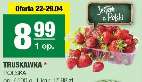 Truskawka polska promocja w SPAR