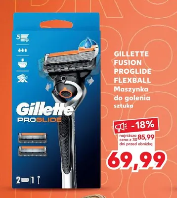 Maszynka do golenia Gillette Fusion Proglide Flexball promocja w Kaufland