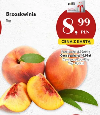 Brzoskwinia promocja w Market Point