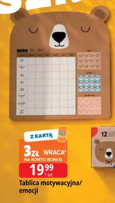 Tablica motywacyjna/emocji Bebe promocja w Leclerc