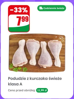 Podudzie z kurczaka świeże klasa A promocja w Dino