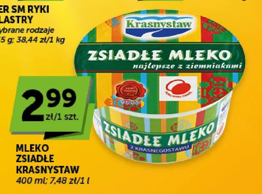 Mleko zsiadłe Krasnystaw promocja w Groszek
