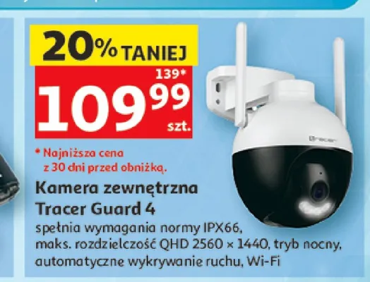 Kamera zewnętrzna Tracer Guard 4 promocja w Auchan