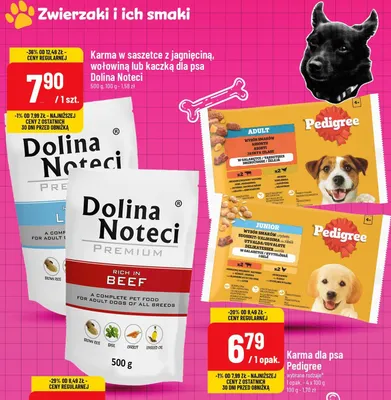 Karma w saszetce z kaczką dla psa Dolina Noteci Premium promocja w POLOmarket