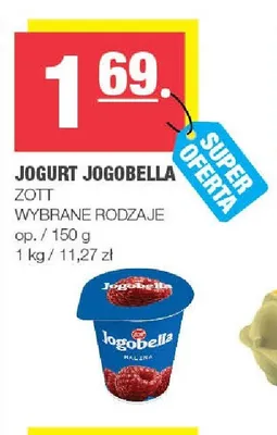 Jogurt Jogobella Zott promocja w SPAR