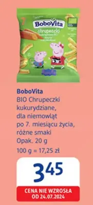 BIO chrupeczki kukurydziane, dla niemowląt po 7. miesiącu życia, różne smaki promocja w Drogerie DM