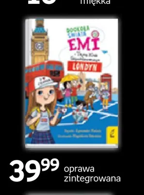 Książka Dookoła świata Emi i Tajny Klub Superdziewczyn Londyn oprawa zintegrowana Wilga promocja w Empik