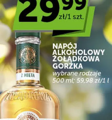 Napój alkoholowy Żołądkowa Gorzka wybrane rodzaje promocja w Euro Sklep