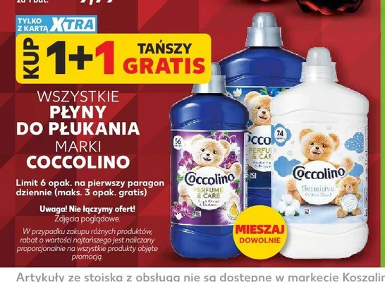 Płyn do płukania Coccolino Sensitive promocja w Kaufland