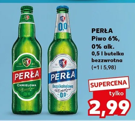 Piwo Perła, Perła 0% promocja w Kaufland