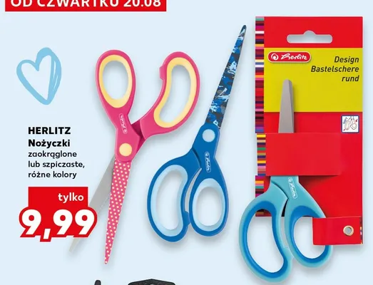 Nożyczki zaokrąglone Herlitz promocja w BACK TO SCHOOL