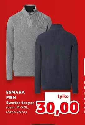 Sweter troyer Esmara Men promocja w Kaufland