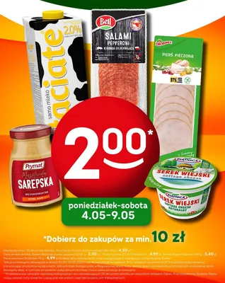 Mleko UHT Łaciate 2% promocja w Żabka