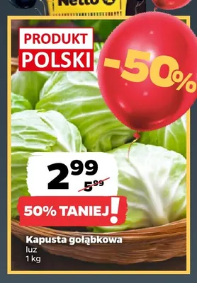 Kapusta gołąbkowa promocja w Netto