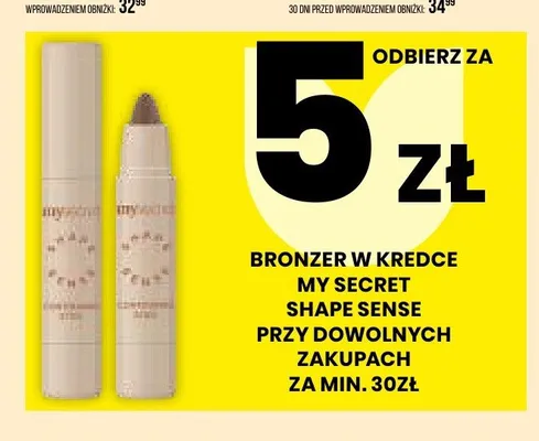 Bronzer w kredce My Secret Shape Sense promocja w Drogerie Natura