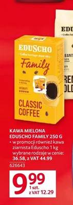 Kawa mielona Eduscho Family promocja w Selgros