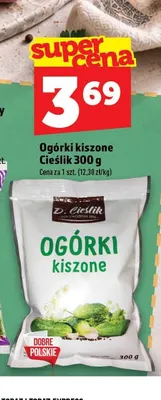 Ogórki kiszone Cieślik promocja w TOPAZ