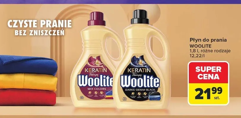 Płyn do prania różne rodzaje promocja w Carrefour