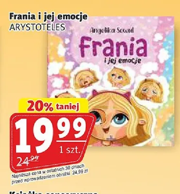Książka Frania i jej emocje promocja w Prim Market