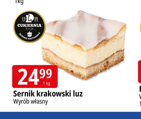 Sernik krakowski luz promocja w Leclerc