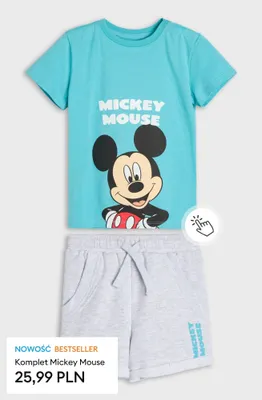Komplet dziecięcy Mickey Mouse promocja w Sinsay