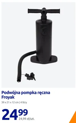 Podwójna pompka ręczna Froyak 39x21x12cm 4 litry promocja w Action