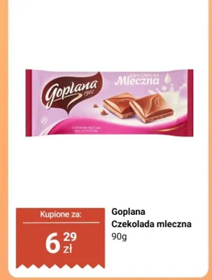 Czekolada mleczna promocja w Dino