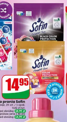 Kapsułki do prania Sofin Complete Care Color Protection promocja w Dino
