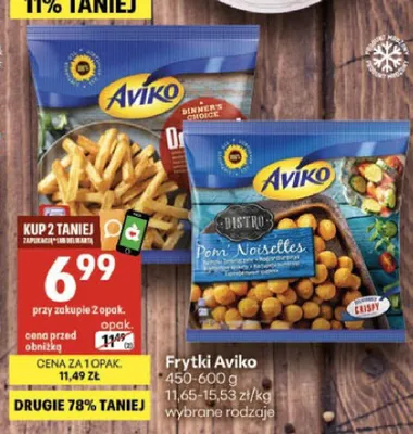 Pom Noisettes Aviko promocja w Delikatesy Centrum