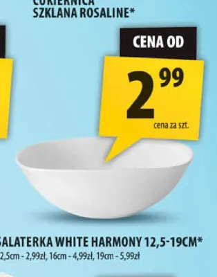Salaterka White Harmony 16 cm promocja w Arhelan