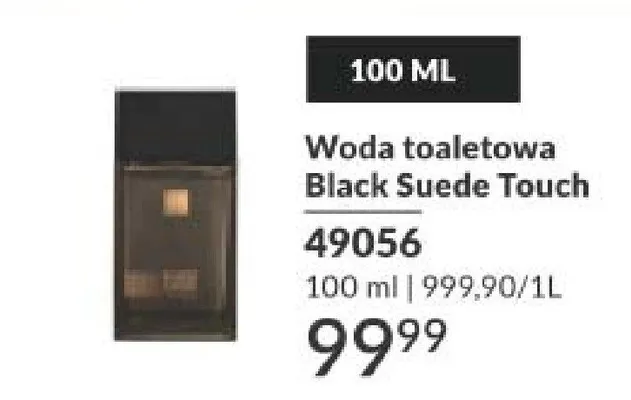 Woda toaletowa Black Suede Touch promocja w AVON