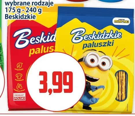 Paluszki Beskidzkie z solą promocja w Kupiec
