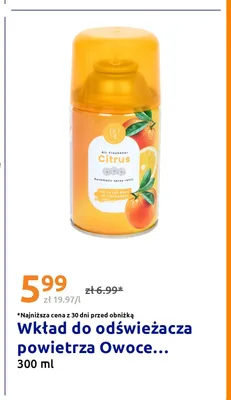 Wkład do odświeżacza powietrza Owoce Citrus Home promocja w Action