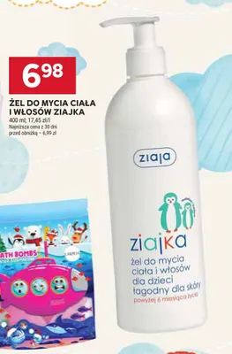 Żel do mycia ciała i włosów Ziajka promocja w Stokrotka