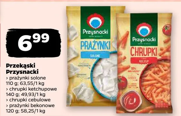 Chrupki serowo-ketchupowe Przysnacki promocja w Netto