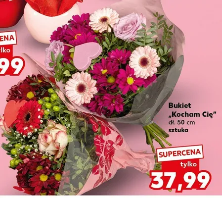 Bukiet 'Kocham Cię' promocja w Kaufland