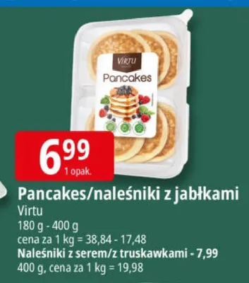 Pancakes/naleśniki z jabłkami promocja w Leclerc