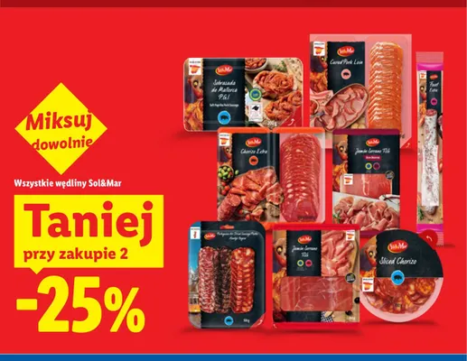 Szynka Jamón Serrano T.S.G. Sol & Mar promocja w Lidl