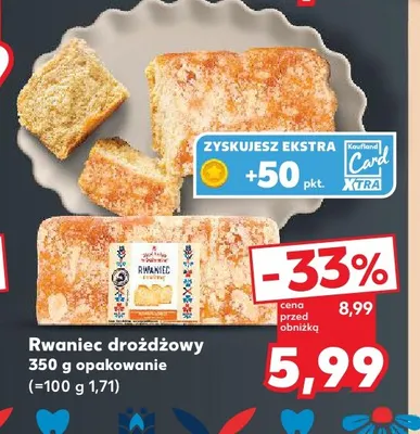 Rwaniec drożdżowy K-Stąd Takie Dobre! promocja w Kaufland