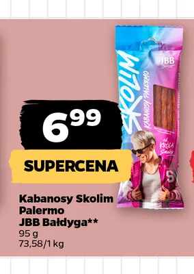 Kabanosy Skolim Palermo promocja w Netto