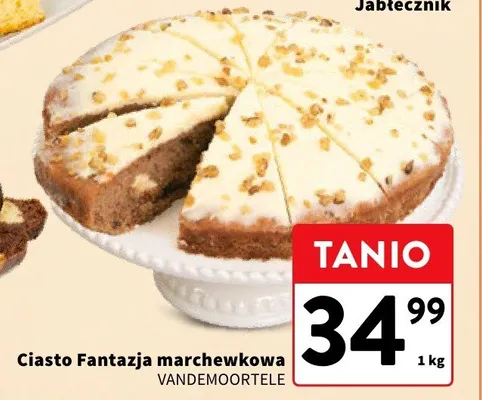 Ciasto Fantazja marchewkowa promocja w Intermarche