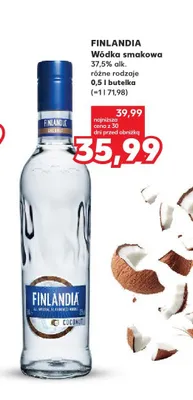 Wódka smakowa Finlandia 37,5% alk. promocja w Kaufland